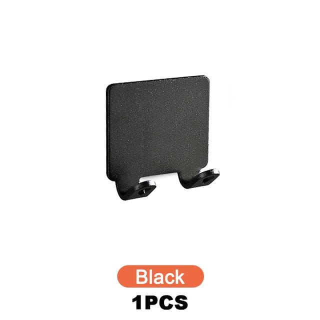 Scheermeshouder multifunctioneel Heren Scheerapparaat Opberghaak Wandplank Scheermesrek Badkamer Keuken Organizer Accessoires black