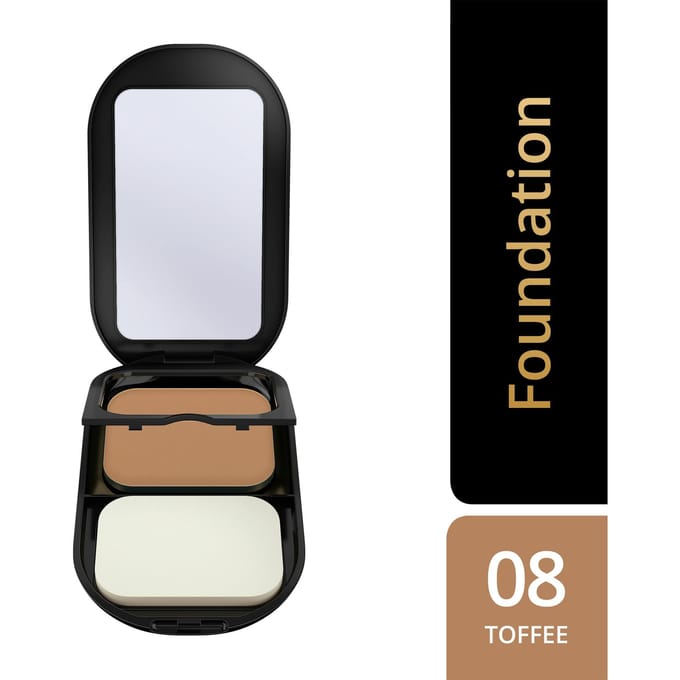 Facefinity Compact Refill Makeup Base Spf20 #08-toffee Navulling 10 gr