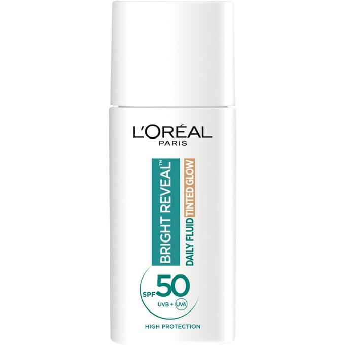 L'Oreal Paris Hyaluronic Filler Water Cream & Tinted Glow SPF50+ (Various Shades) - Bronze Glow