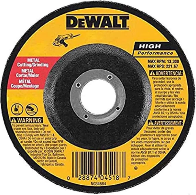DeWALT DX7941 EXTREME™ Afbraamschijf Metaal 125mm