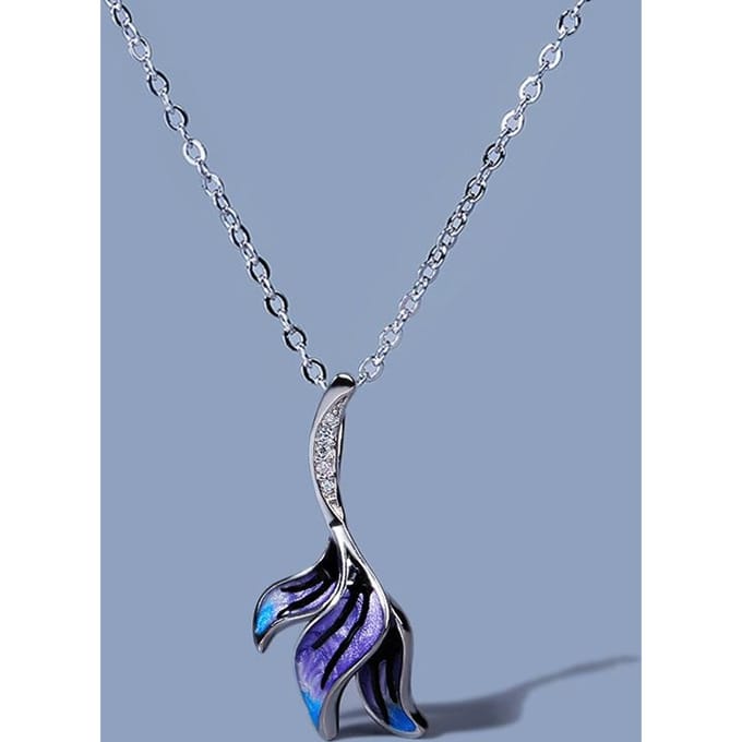 Modieuze Kleurrijke Vlinderketting Retro Vlinderketting gray