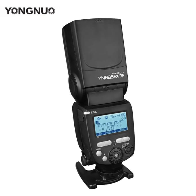 YONGNUO YN685EXRF Oncamera Flitslicht Master Slave Speedlite GN60 TTL 1/8000s HSS 2s Recycle zwart