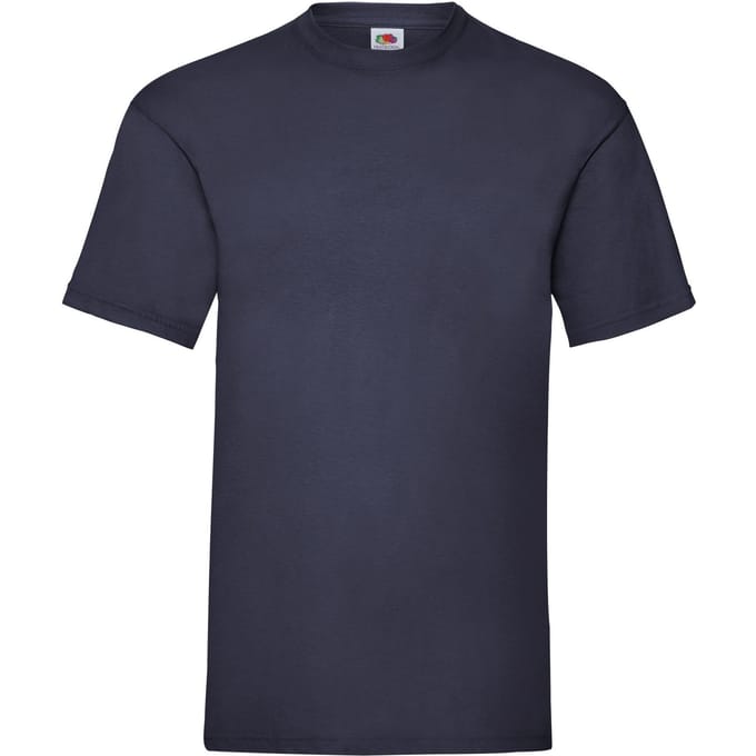 Fruit of the Loom Heren Valueweight T-Shirt (Deep Navy)