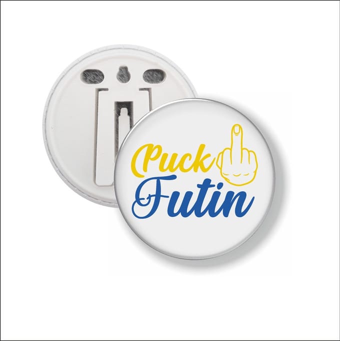 Button Met Clip - Puck Futin - Oekraine