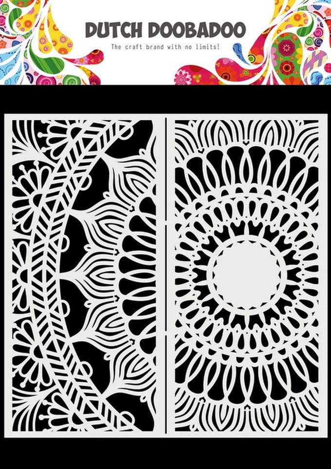 Dutch Doobadoo Dutch Mask Art Slimline Mandala 470.784.006 210x210mm