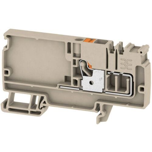 Weidmüller 2503650000 Voedingsklem 8.1 mm Spanveer Grijs 1 stuk(s)