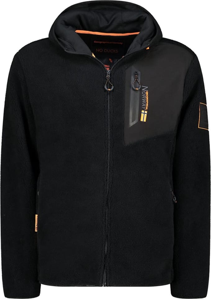 Geographical Norway Heren Teddy Vest Met Capuchon Tenergie - M