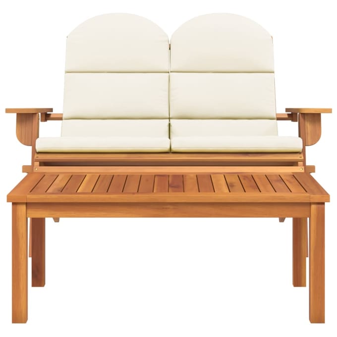 vidaXL - 2-delige - Loungeset - Adirondack - massief - acaciahout