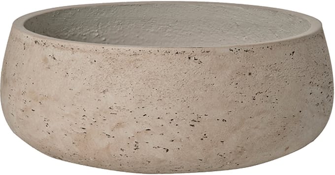 Pottery Pots - Bloempot - Grijs - D35 x H13 cm - Opening 29,5 cm