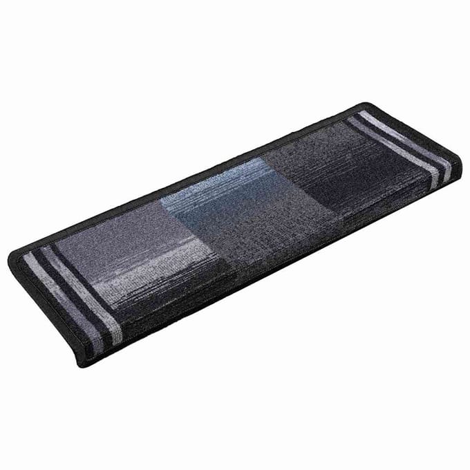 vidaXL - Trapmatten - zelfklevend - 15 - st - 65x21x4 - cm - zwart - en - grijs