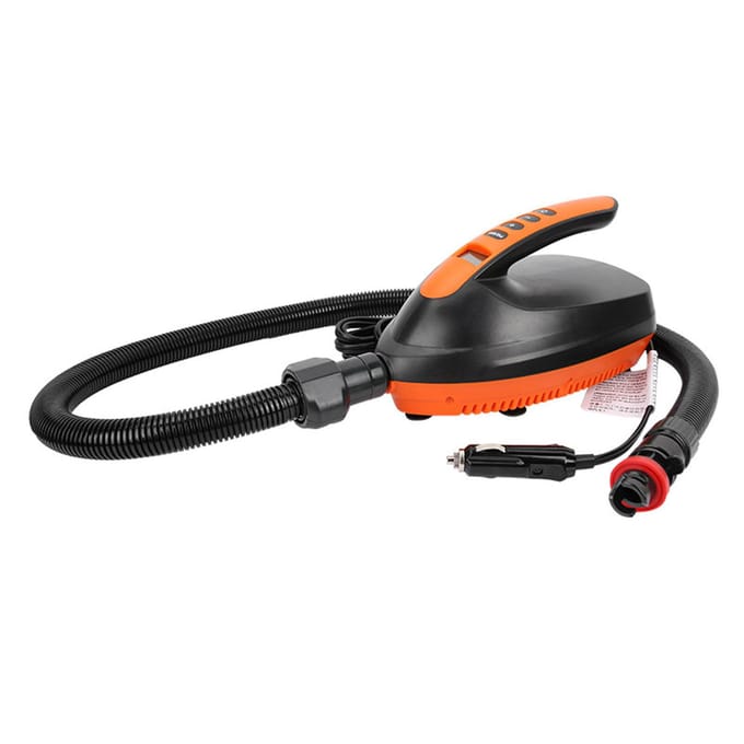 Draagbare 12V Digitale Luchtpomp met Hoge Druk voor SUP & Paddleboard black