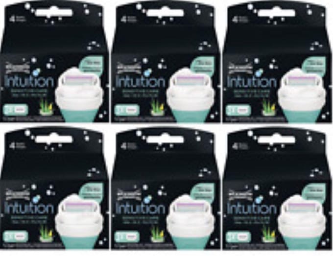 Wilkinson Intuition Sensitive Navul Scheermesjes  *** Beste Koop ***  6 x 3 Stuks