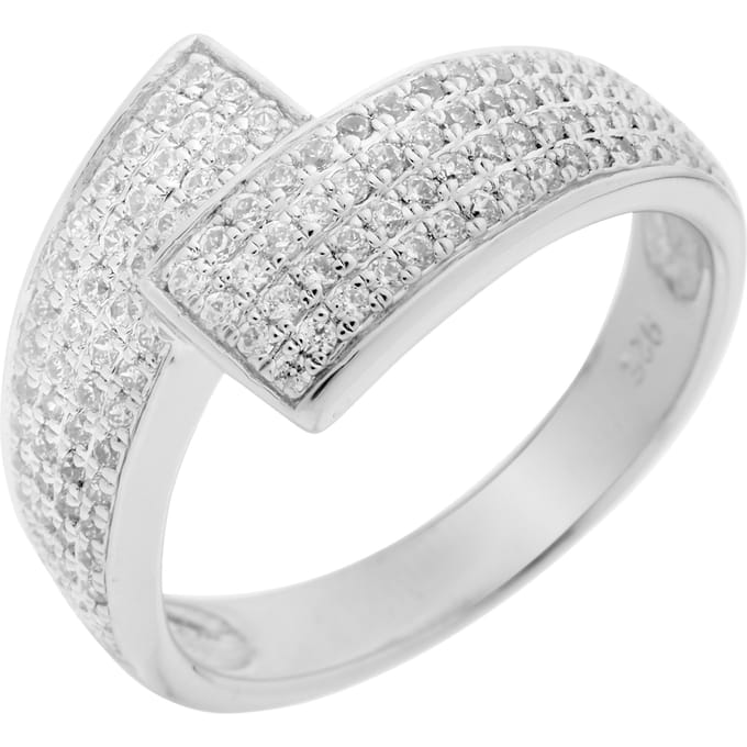 Orphelia ZR-3510/52 - Ring Micro Pavé Zirconium - 925 Zilver - Maat 52