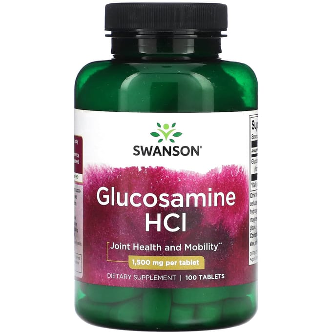 Glucosamine Hci, 1.500 mg, 100 tabletten