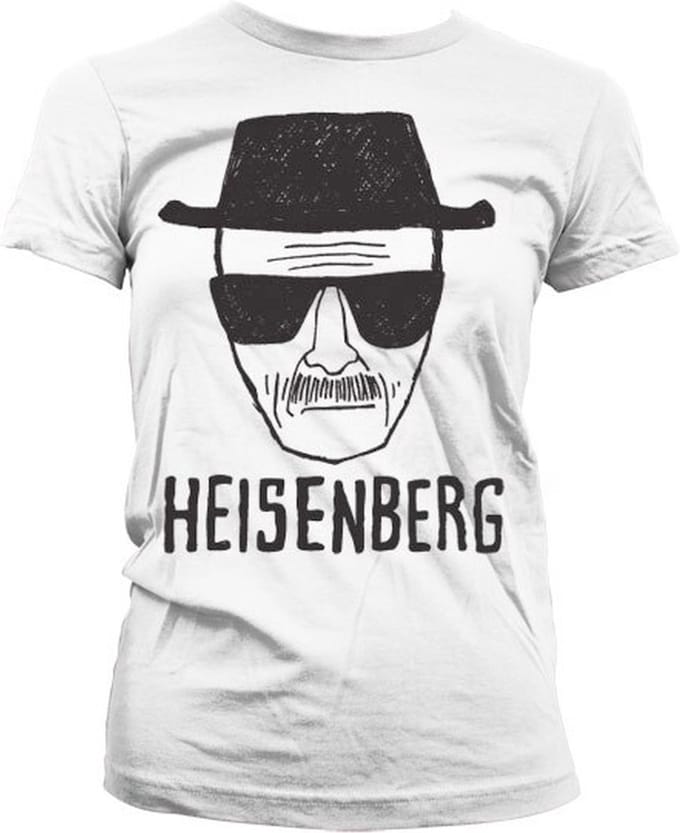 Breaking Bad Dames Tshirt -M- Heisenberg Sketch Wit