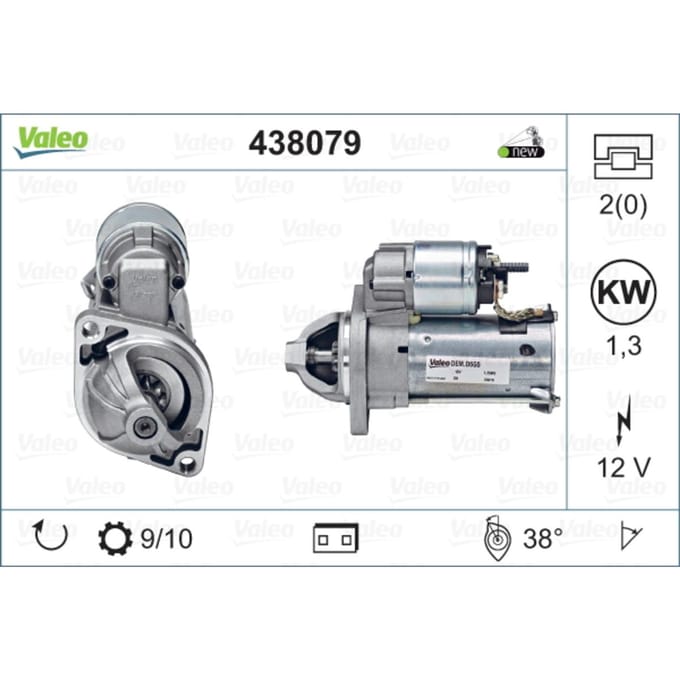 Starter VALEO ORIGINS NEW VALEO 438079