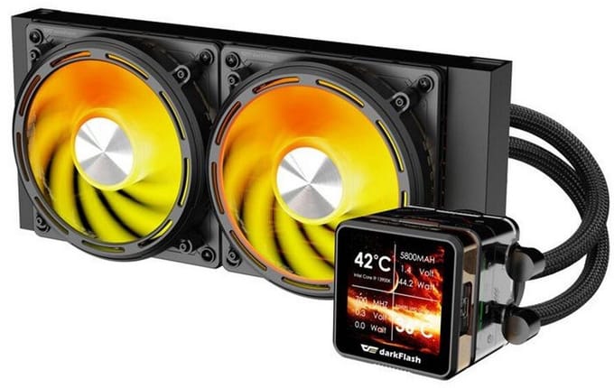 Darkflash CPU Water Cooling DE240 - Black