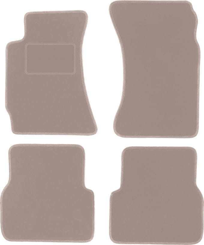 Beige veloursmatten voor: Subaru Forester II SUV (2002-2008)