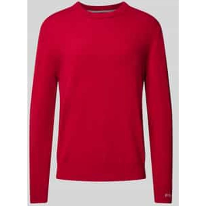 Gebreide pullover met ronde hals, model 'Andre'