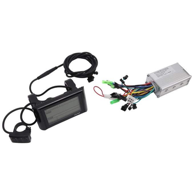 36V ?Kit contrôleur de moteur sans balais 60V 250W350W et écran LCD SW900 pour vélo électrique, scooter black