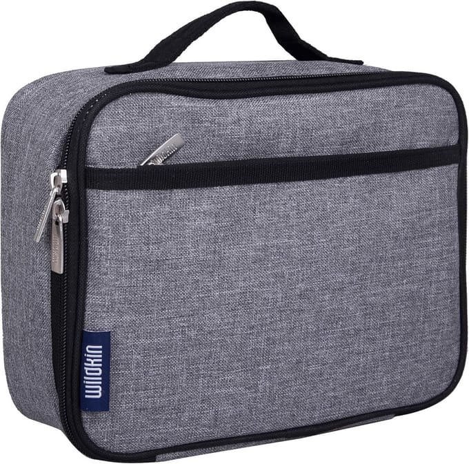 Lunchtas Jongens en Meisjes - Isolerend en Ruim - Grijs Tweed