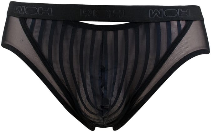 WOH microfiber herenslip personal allure mesh zwart