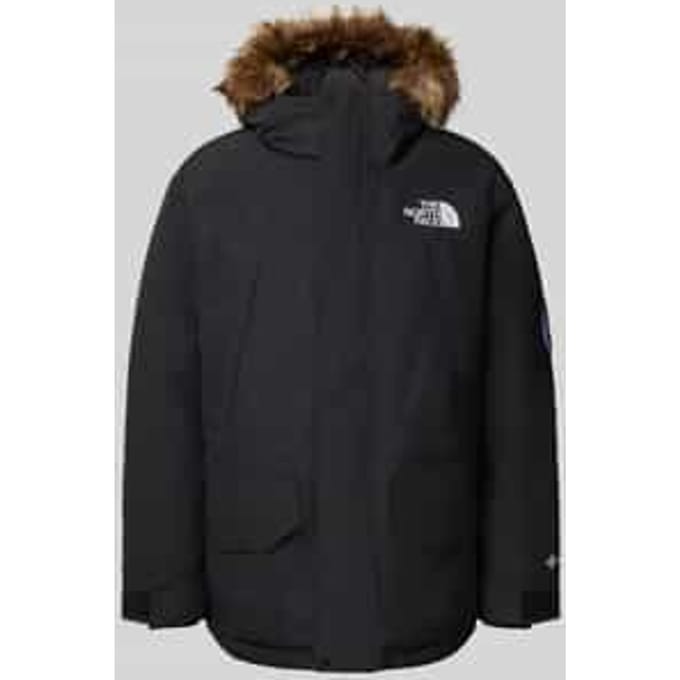 Parka met klepzakken en blinde ritssluiting