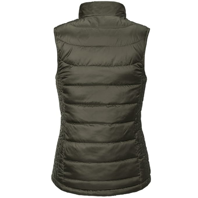 Russell Vrouwen/dames Nano Gewatteerde Bodywarmer (Donkere Olijf)