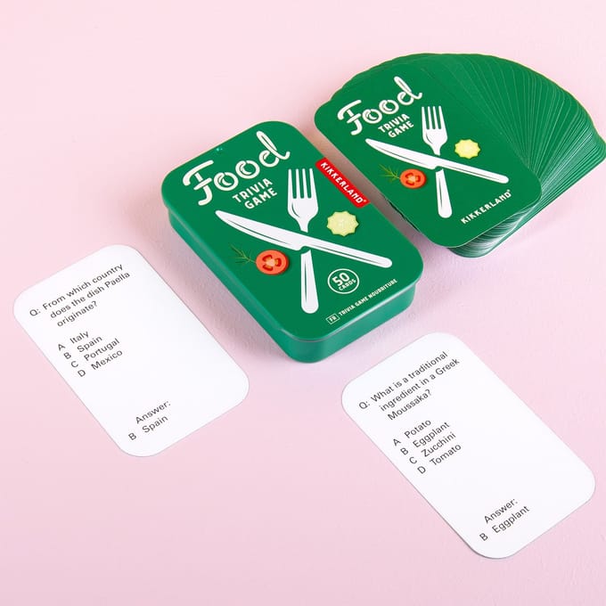 Trivia Game - Food van Kikkerland