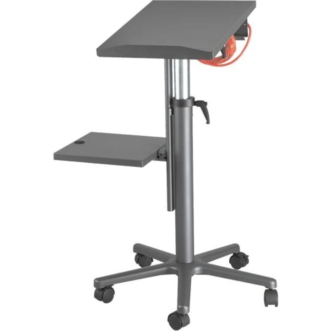 MAULpro Beamertafel - stervoet met wielen - anthraciet - metaal - 1 stuk - 61 x 68 x 120 cm - MAUL