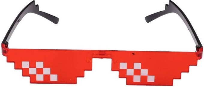 New Age Devi - Thug Life zonnebril - Festival zonnebril - Rood: de perfecte eyecatcher!