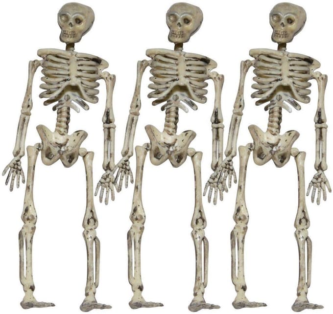 Halloween Slinger Plastic Skeletjes