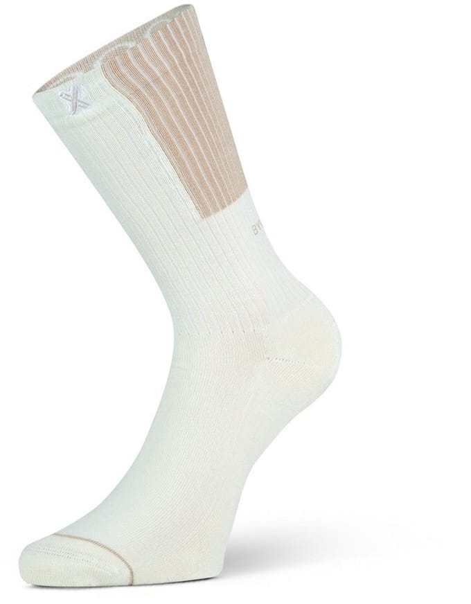 XPOOOS - Milan Dames bamboe Sokken - Badstof zool - 1-Pack - Maat 39-42 - Cream