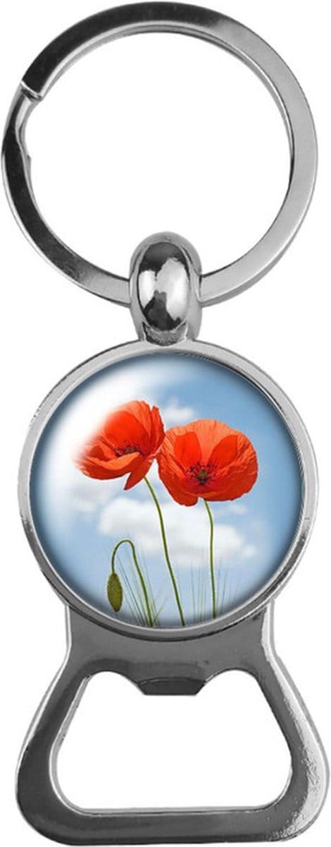 Bieropener Glas - Bloemen