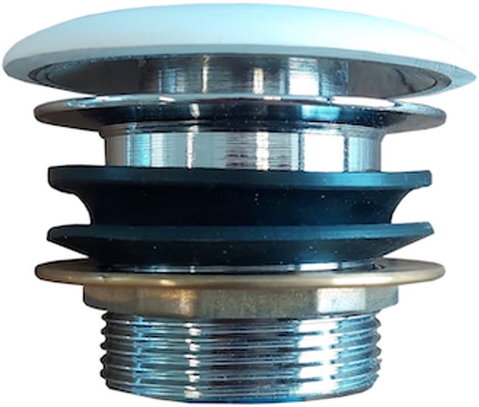 LINEA UNO - Badafvoer met wit composiete stop - - 209208