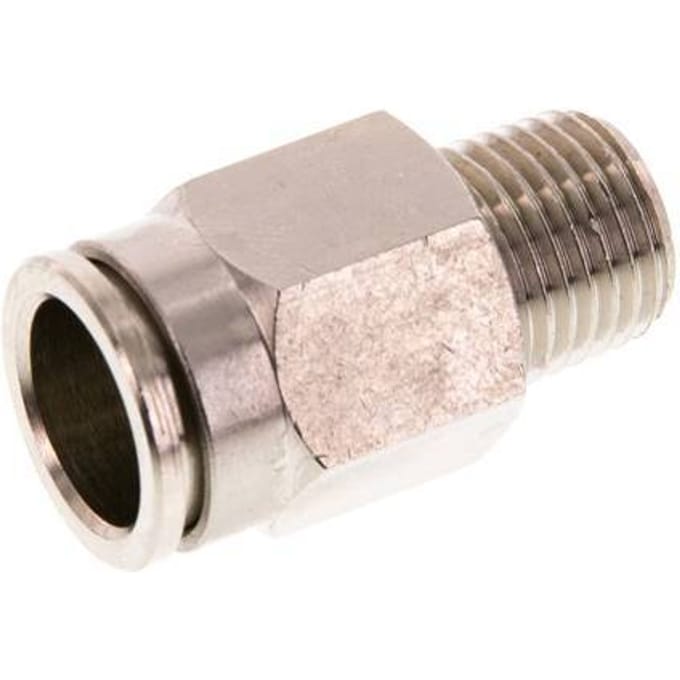 12mm x R1/4'' Messing Insteekfitting Buitendraad FKM [2 Stuks]