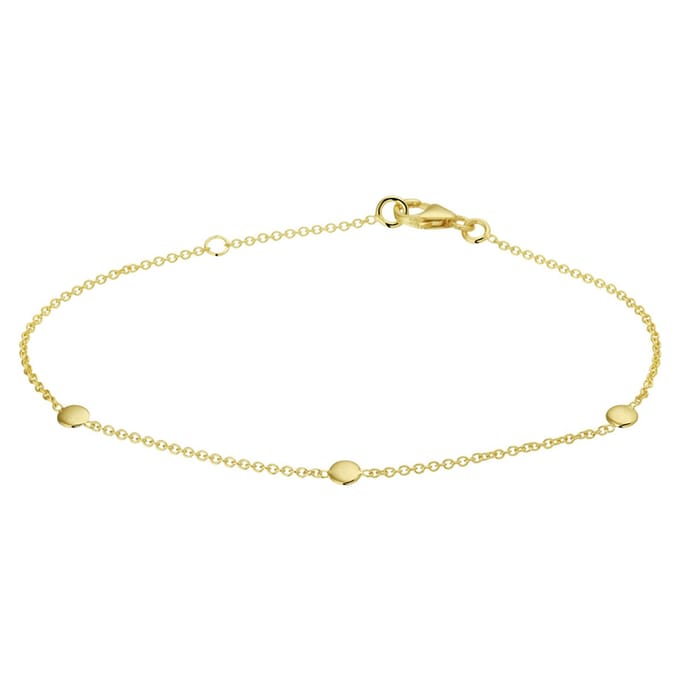 TFT Armband Goud Rondjes 1,2 mm 17 + 2 cm