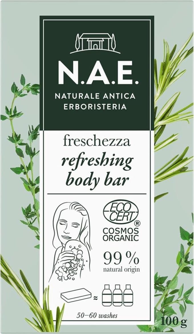 N.A.E. Lichaam Bar Verfrissend 100 gr