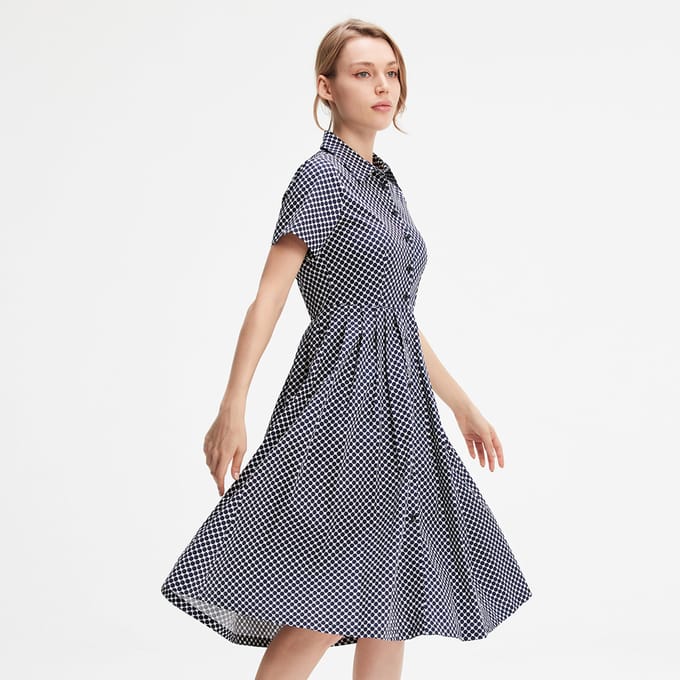 Katoenen shirtjurk