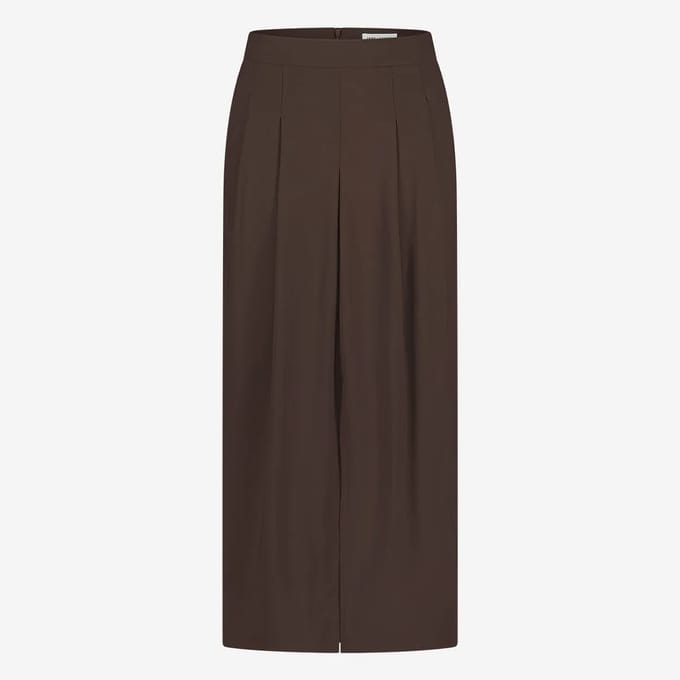 Jack Skirt Technical Jersey | Dark Brown - Dark Brown / M