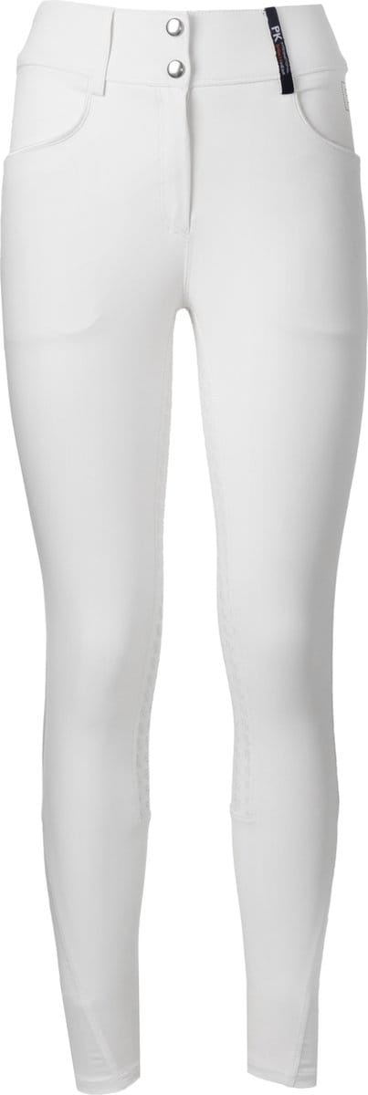 PK International - Rijbroek - Outsider - Full Grip - White - Wit - S/36