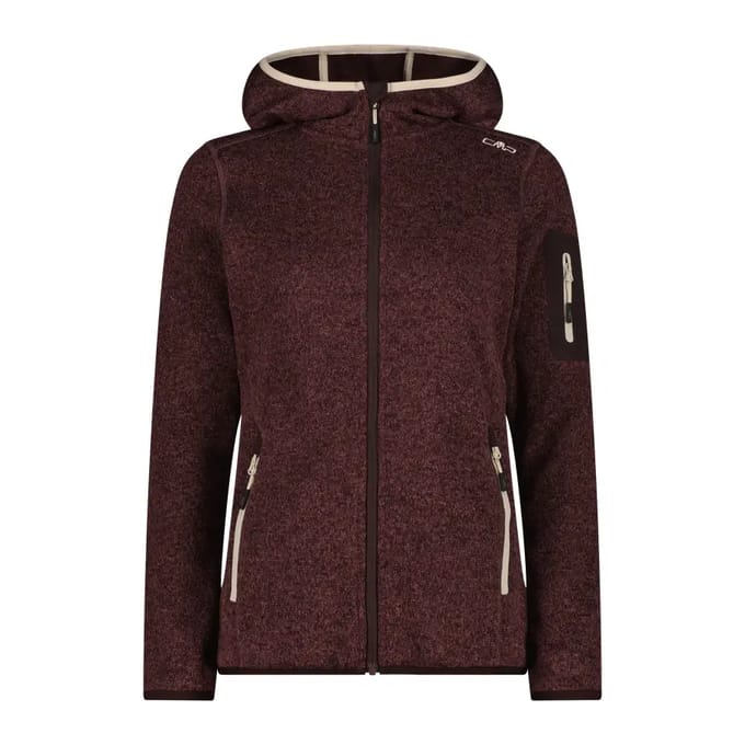 Dikke gebreide hoodie dames CMP Knit-Tech