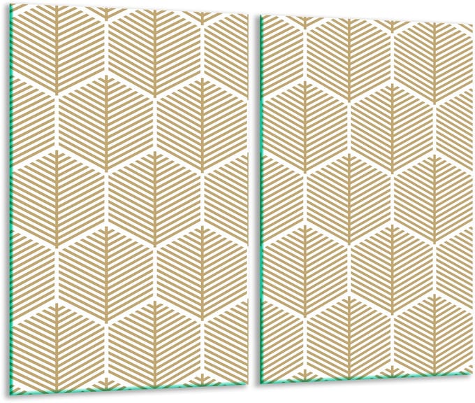 TMK ArtDeko - Snijplank - 30x52cm - Glas - Inductiekookplaatbescherming
