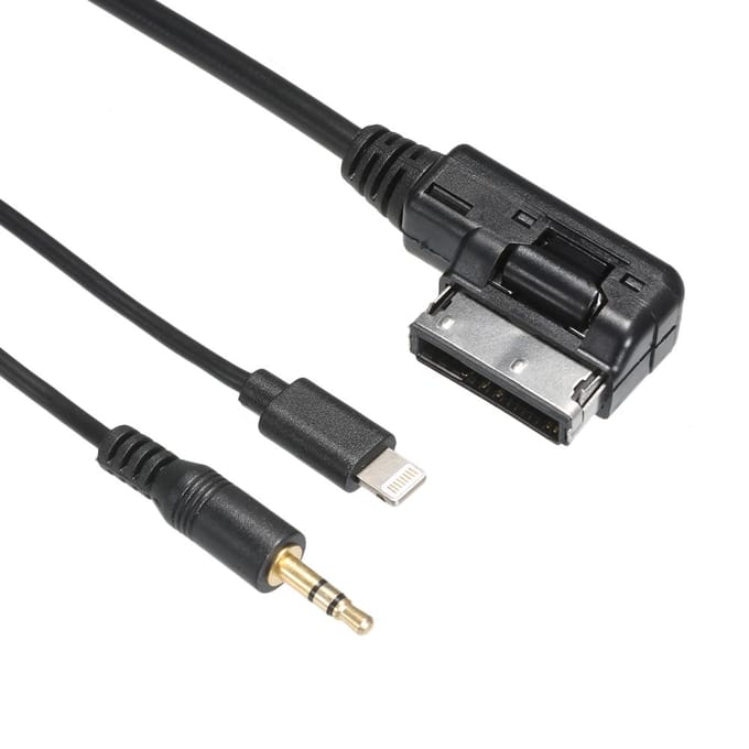 3,5 mm AUX-interfaceadapter met lijn Geschikt voor VW MDI AMI MMI iPad iPhone 5 6S