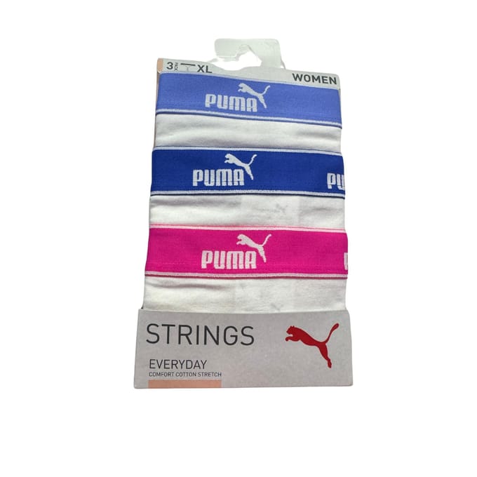 Puma STRING 3-PACK string femme blanc 93533708 r M blue
