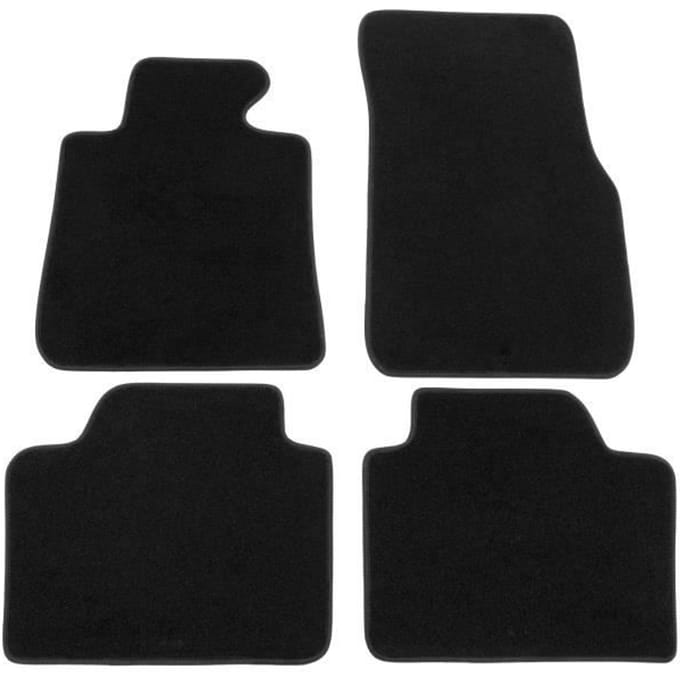 Tapis de sol - BMW - F30 - Noir - 4 pièces - Renforcé sous les pédales