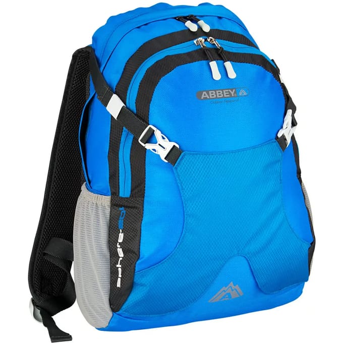 Abbey Outdoor Rugzak - Sphere 20L - Blauw/Antraciet/Grijs