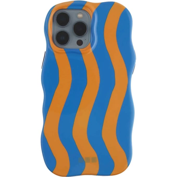 123watches hoesje Candy - blauw oranje - Siliconen, TPU - iPhone 16 Pro Max