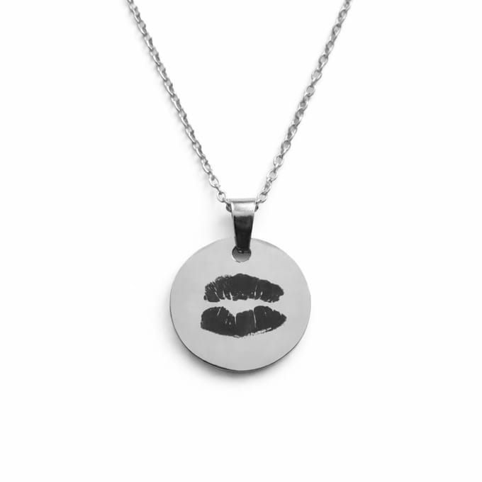 Ketting met Kus Afdruk Goud