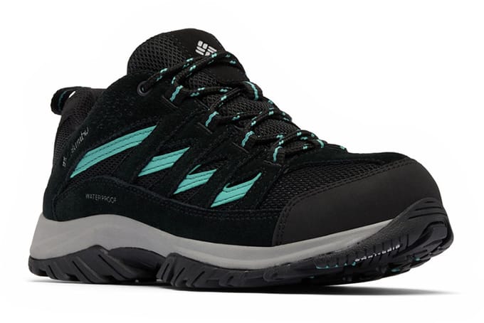 Columbia CRESTWOOD™ WATERPROOF Dames Wandelschoenen - Black, Teal